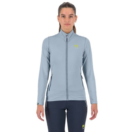 Fleece for kvinner Karpos Pomedes Full-Zip Fleece tåke